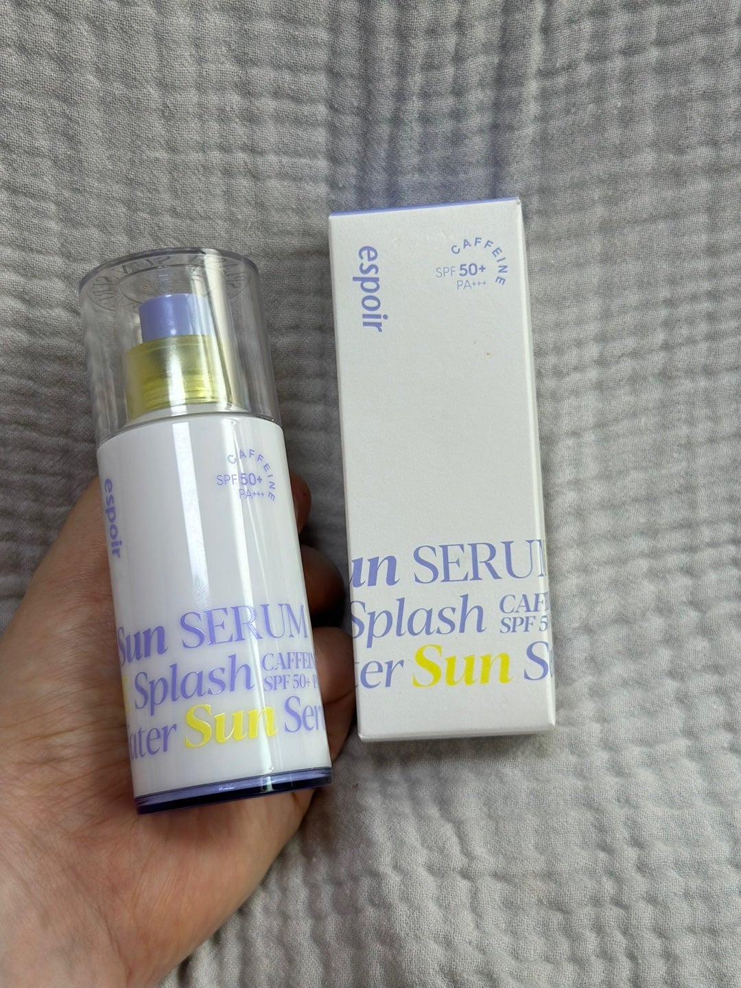 エスポア ウォータースプラッシュサンセラム/espoir/日焼け止めクリームを使ったクチコミ(1枚目)