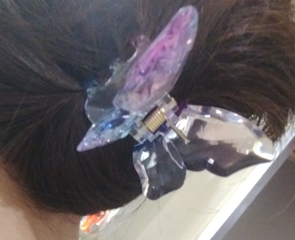 butterflyヘアクリップ② フラワー＆バタフライ2 / ヘアクリップ