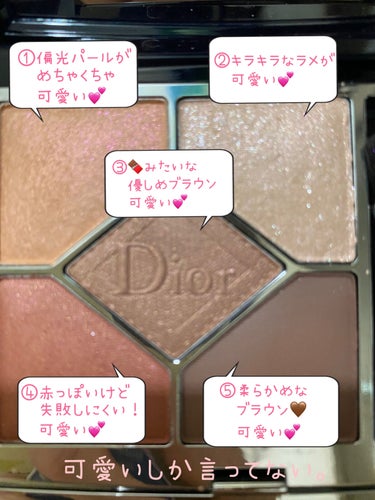 【旧】サンク クルール クチュール/Dior/アイシャドウパレットを使ったクチコミ（2枚目）