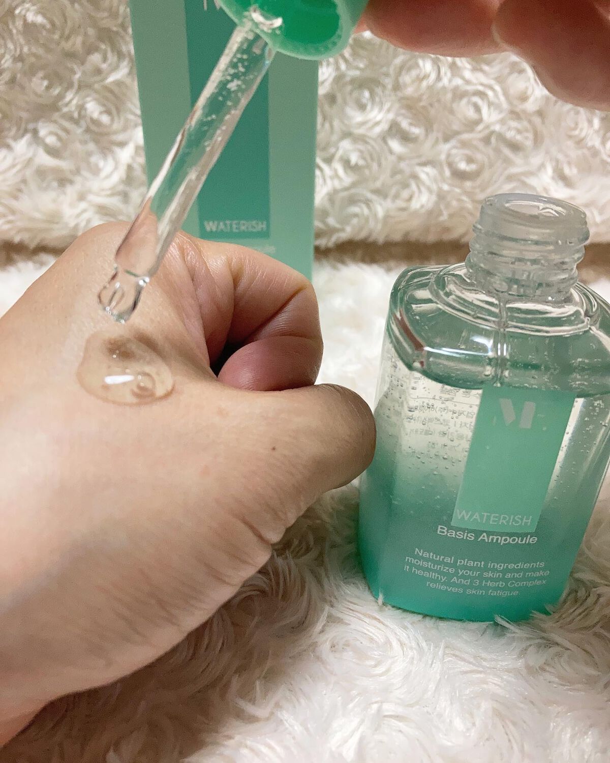 ウォータリッシュベーシスアンプル/MINT FACTORY/美容液を使ったクチコミ(2枚目)