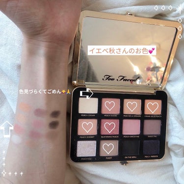 ホワイトピーチ マルチダイメンショナル アイシャドウ パレット/Too Faced/アイシャドウパレットを使ったクチコミ（2枚目）