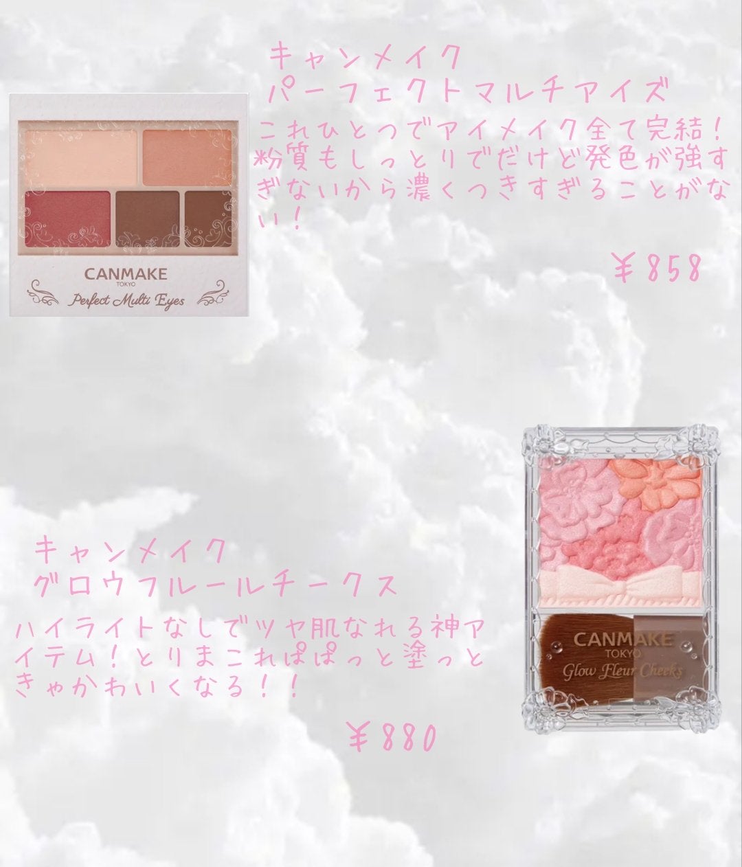 グロウフルールチークス/キャンメイク/パウダーチークを使ったクチコミ(2枚目)