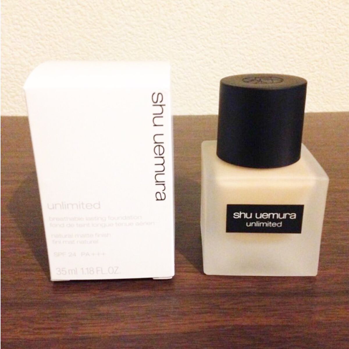 （旧）アンリミテッド ラスティング フルイド/shu uemura/リキッドファンデーションを使ったクチコミ（1枚目）