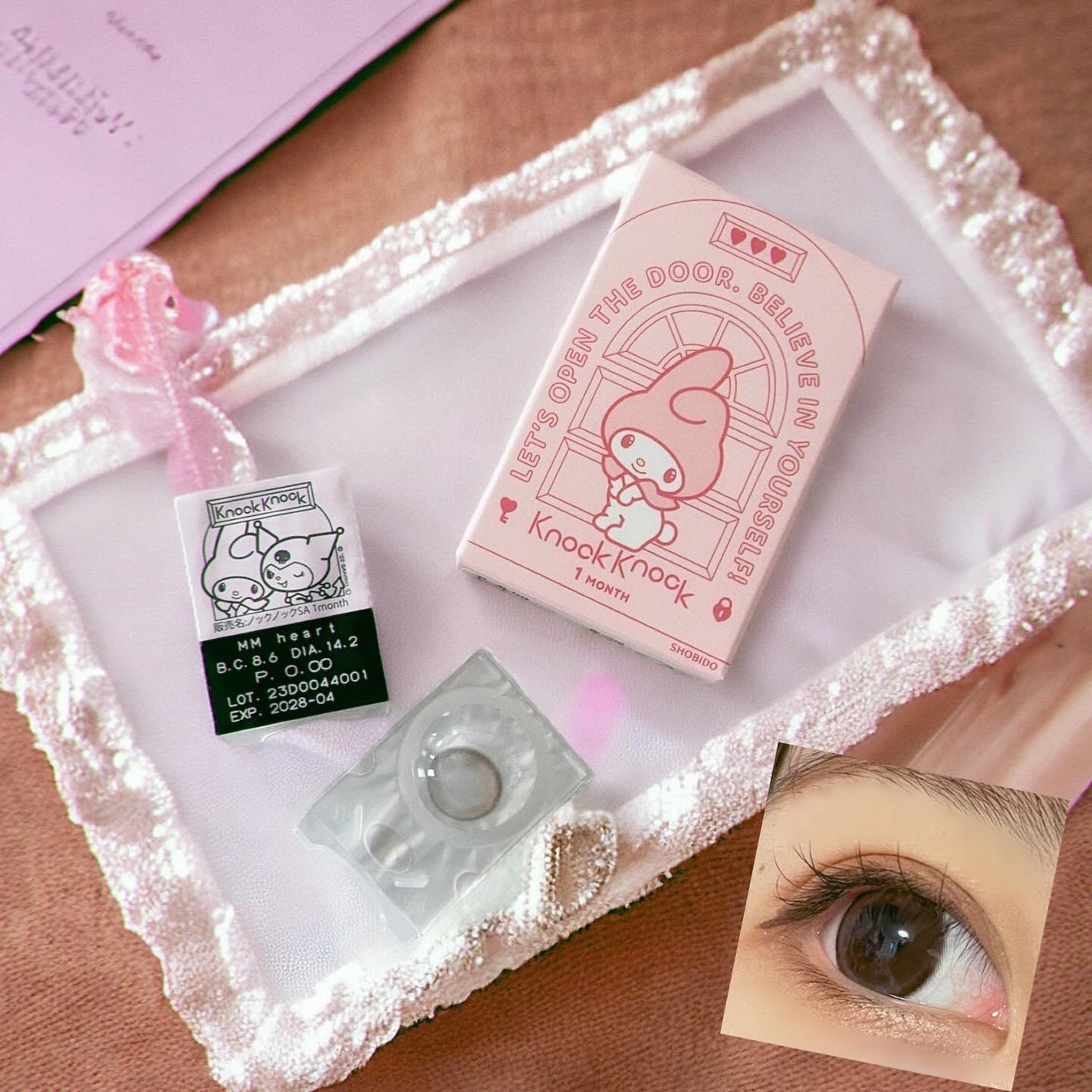 orange_glow_kwm on LIPS 「KnockKnock(ノックノック)×サンリオのカラコン✨クロ..」(1枚目)