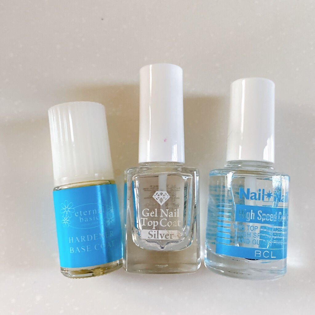 ジェルネイル トップコート シルバー/LJ/ジェルネイルを使ったクチコミ(1枚目)