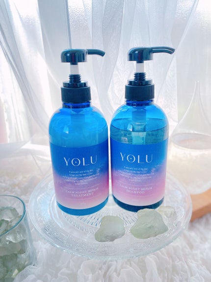 カームナイトリペアシャンプー/トリートメント/YOLU/市販シャンプーを使ったクチコミ(3枚目)