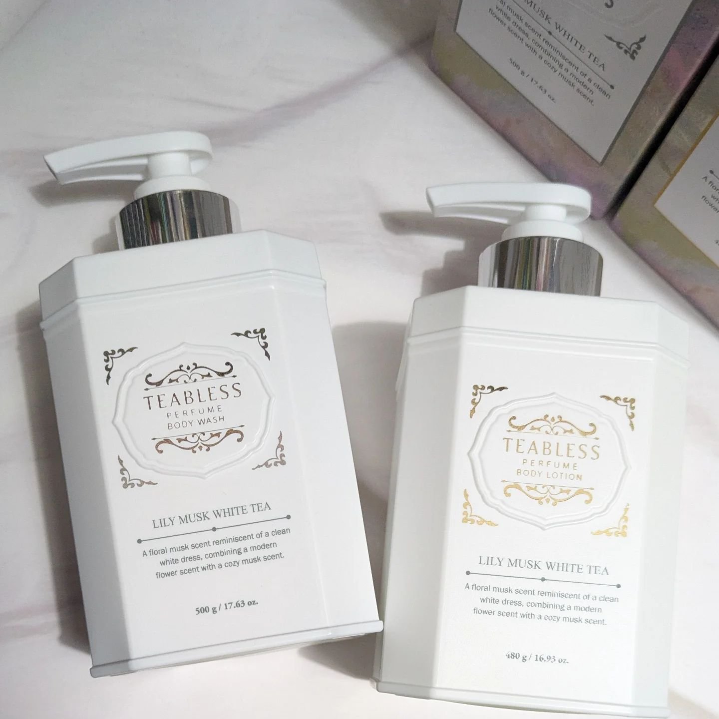 パフュームボディローション リリィムスクホワイトティー/TEABLESS/ボディローションを使ったクチコミ（1枚目）