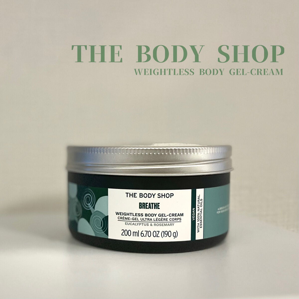 ウェルネス ボディジェルクリーム ユーカリ& ローズマリー/THE BODY SHOP/ボディクリームを使ったクチコミ(1枚目)
