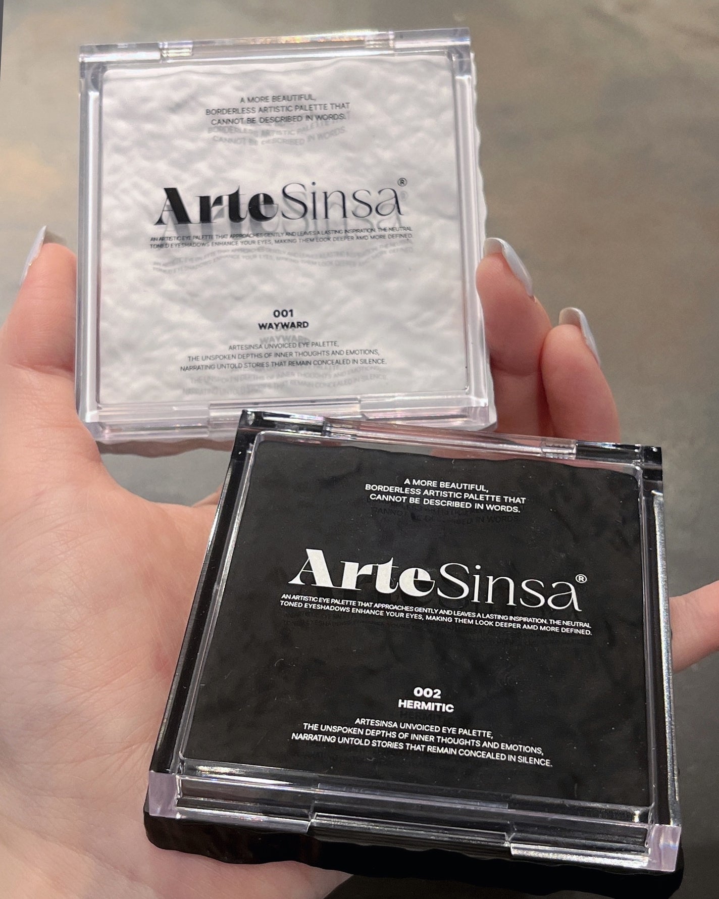 アンボイスドアイシャドウパレット/ArteSinsa/アイシャドウパレットを使ったクチコミ(1枚目)