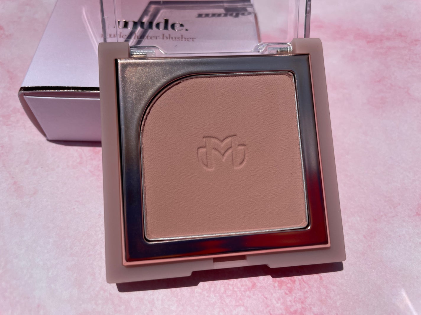 フラッターブラッシャー/mude./パウダーチークを使ったクチコミ(2枚目)