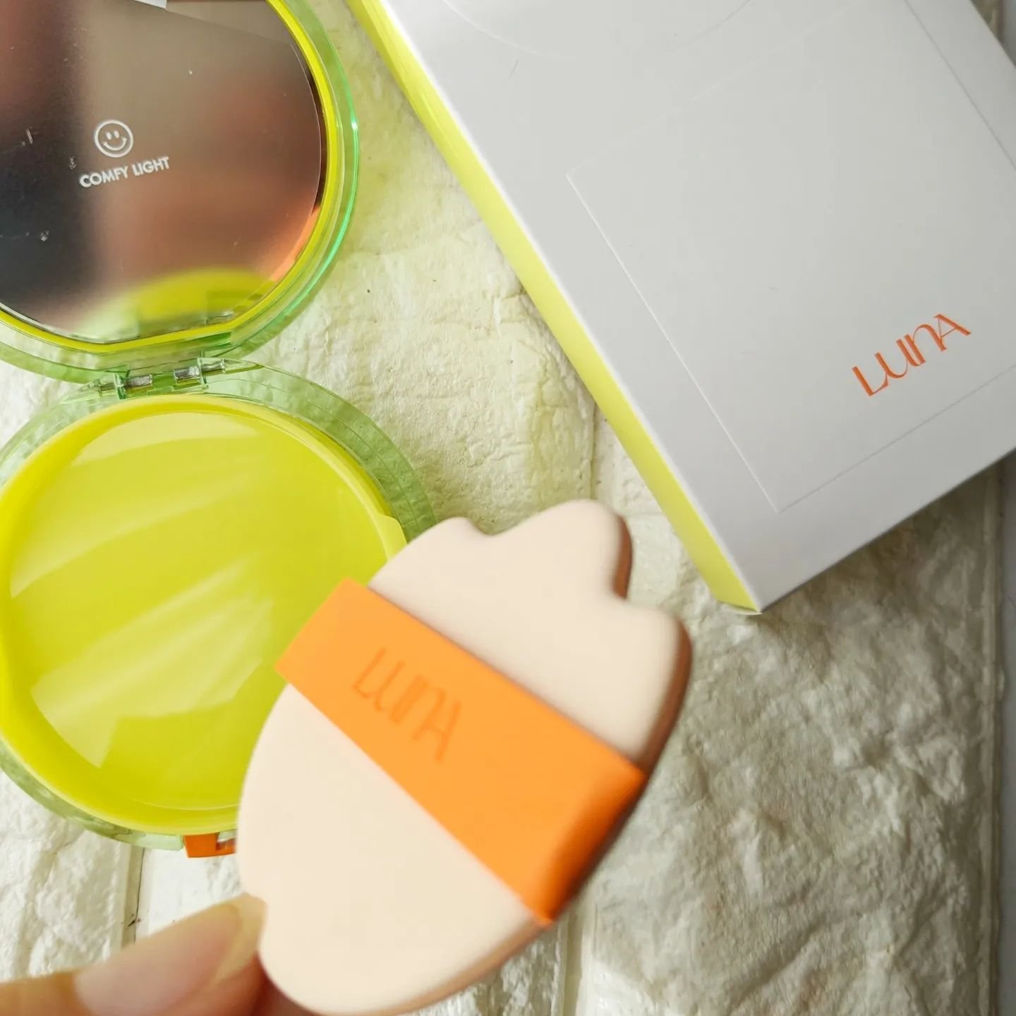 コンフィーライトクッション/LUNA/クッションファンデーションを使ったクチコミ（3枚目）