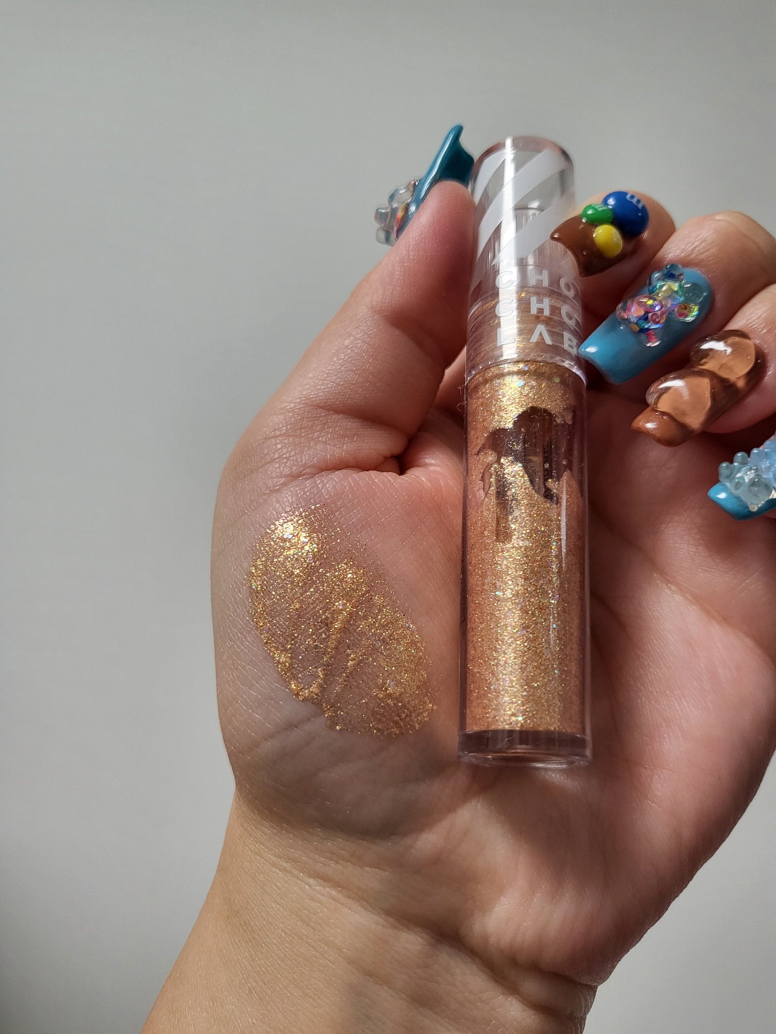 スウィッチオン グリッターリキッド/CHOCHOSLAB/グリッターを使ったクチコミ（2枚目）