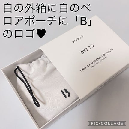 Eyeshadow 5 Colour Compacts/BYREDO/アイシャドウパレットを使ったクチコミ(2枚目)