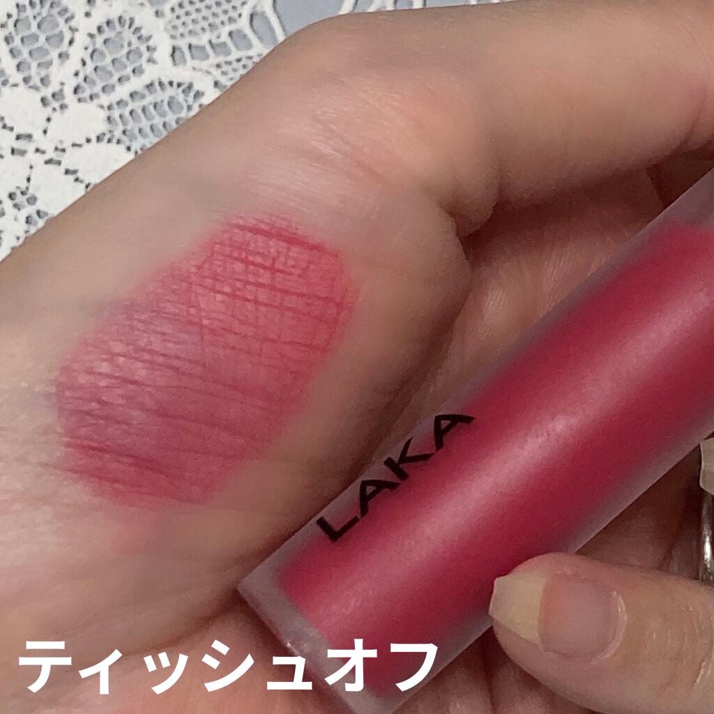 スムースマット リップティント/Laka/口紅を使ったクチコミ(4枚目)