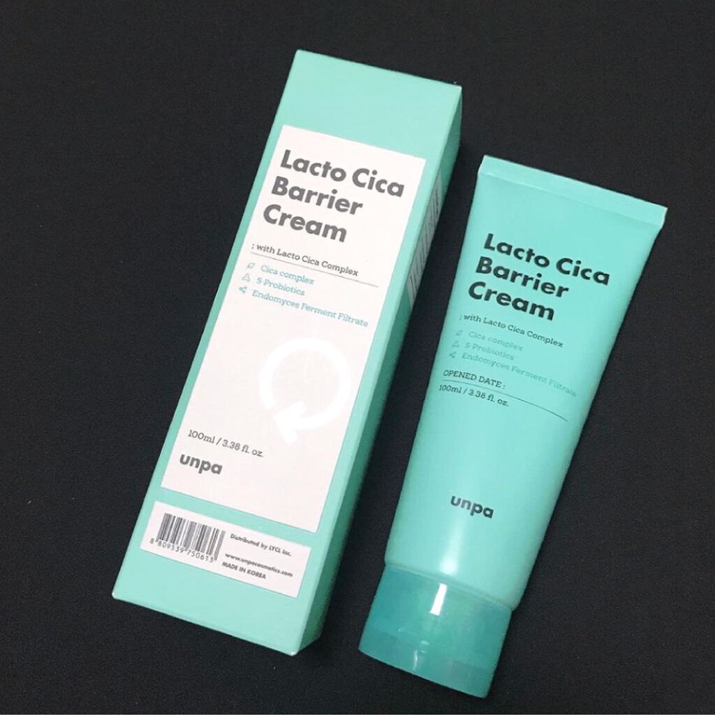 Lacto Cica Barrier Cream/unpa/フェイスクリームを使ったクチコミ（2枚目）