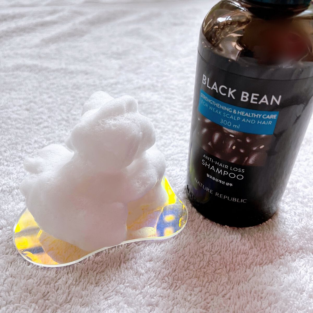 ブラックビーン ヘアシャンプー/ネイチャーリパブリック/市販シャンプーを使ったクチコミ（3枚目）
