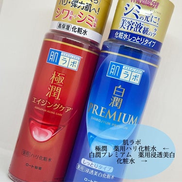 白潤プレミアム 薬用浸透美白化粧水(しっとりタイプ)/肌ラボ/化粧水を使ったクチコミ（1枚目）