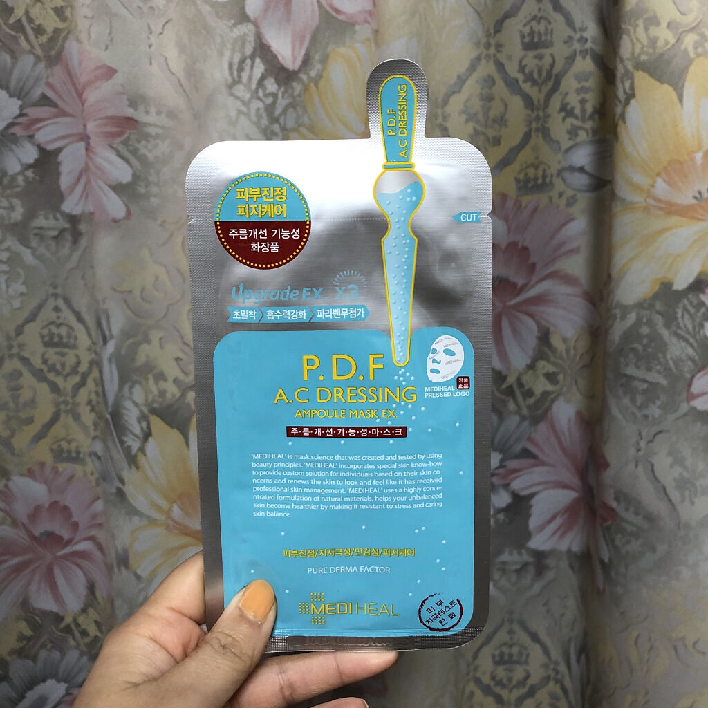 P.D.F A.Cドレッシングアンプルマスク EX/MEDIHEAL/シートマスク・パックを使ったクチコミ（1枚目）