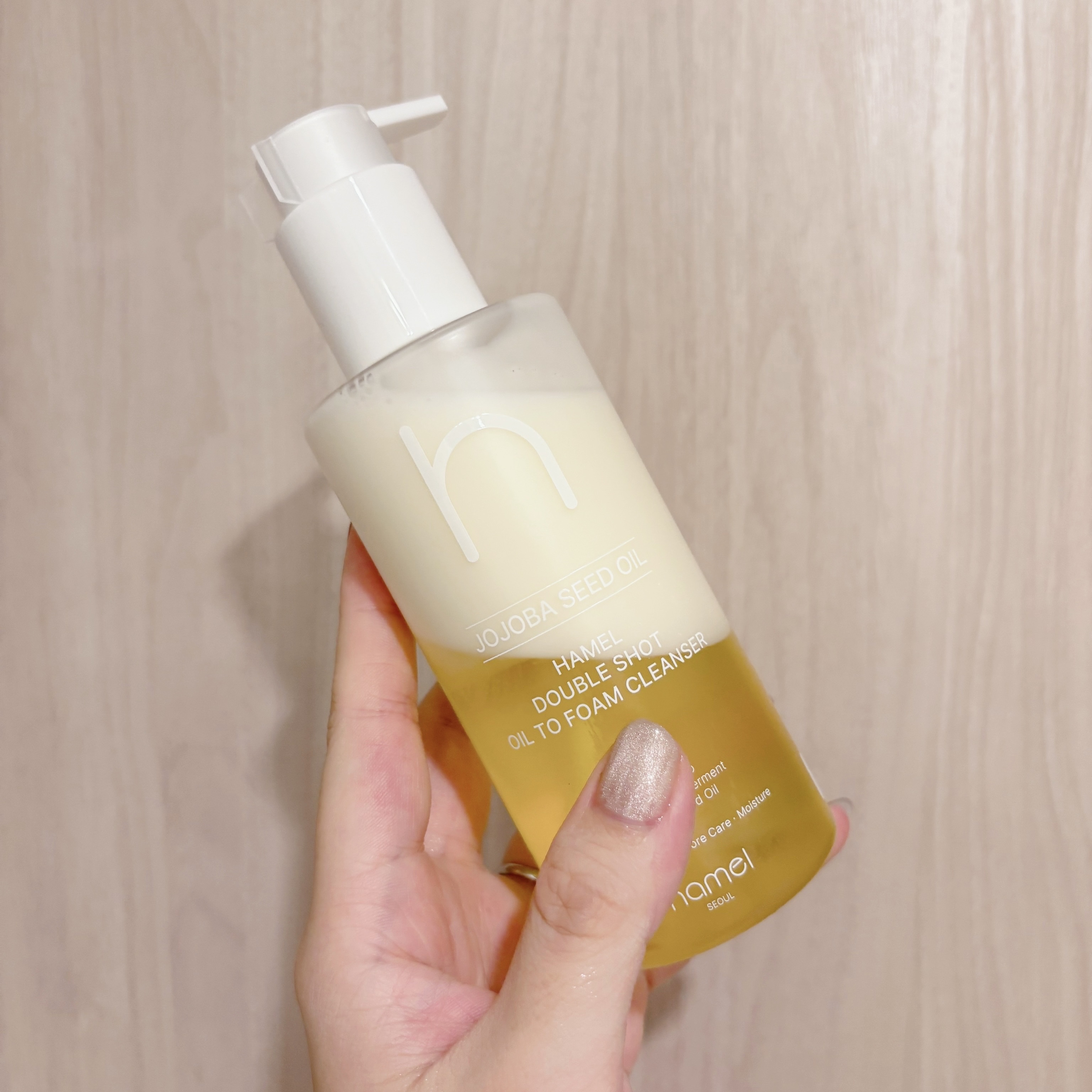 ダブルショットオイルトゥーフォームクレンザー/HAMEL/オイルクレンジングを使ったクチコミ（2枚目）