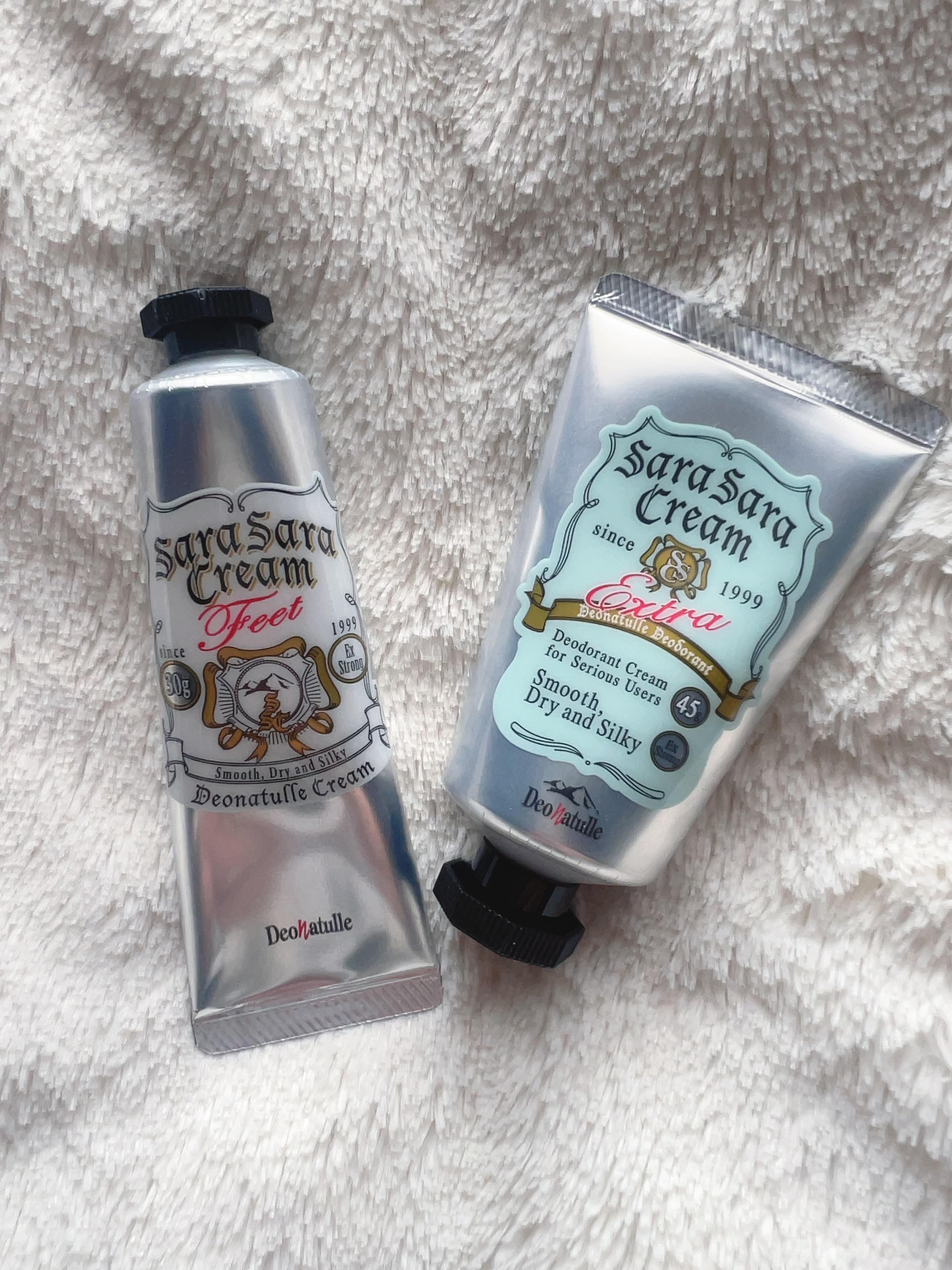 薬用足指さらさらクリーム/デオナチュレ/デオドラント・制汗剤を使ったクチコミ（2枚目）