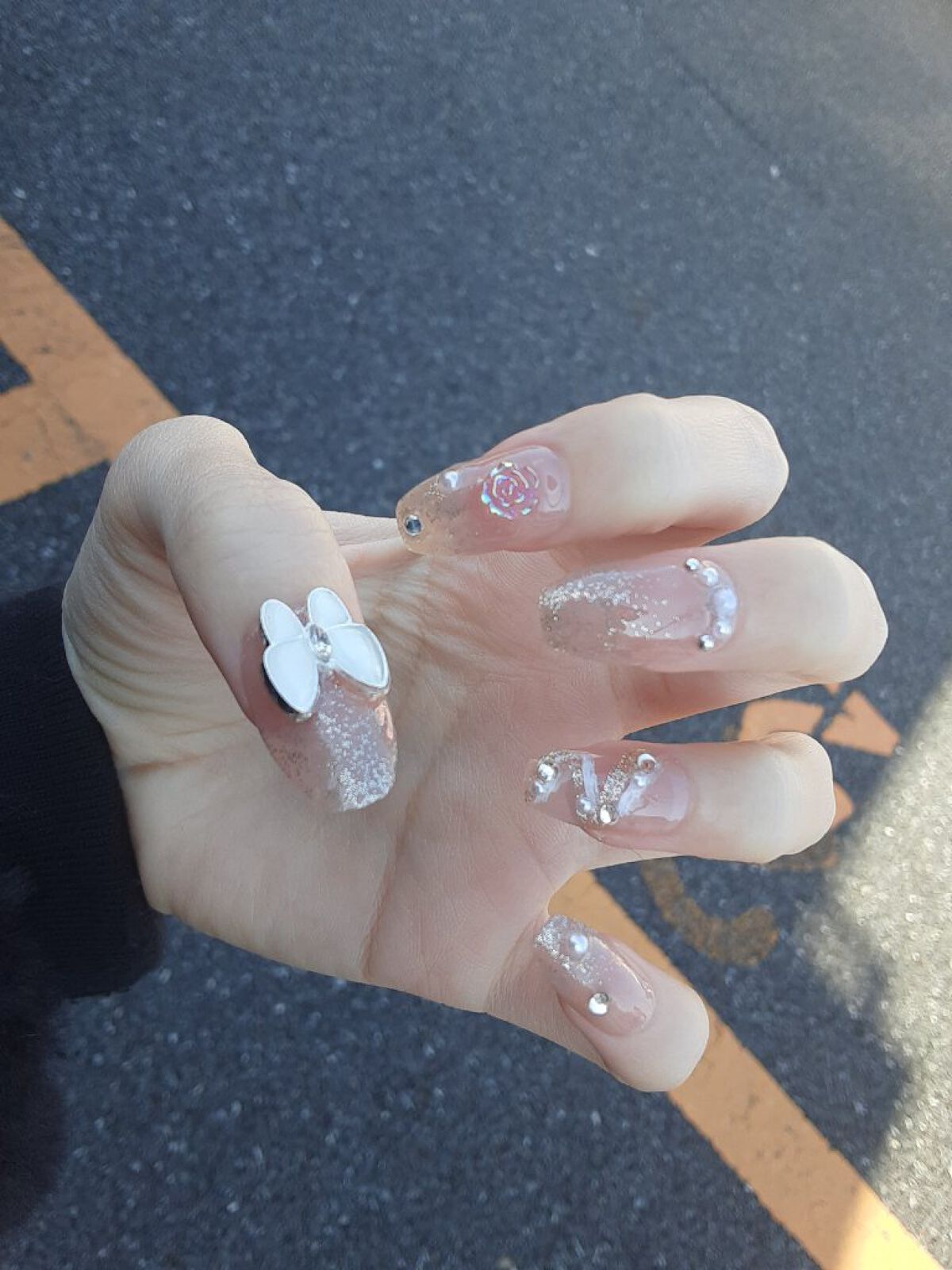 ネイルパーツ/セリア/ネイルチップ・パーツを使ったクチコミ（2枚目）