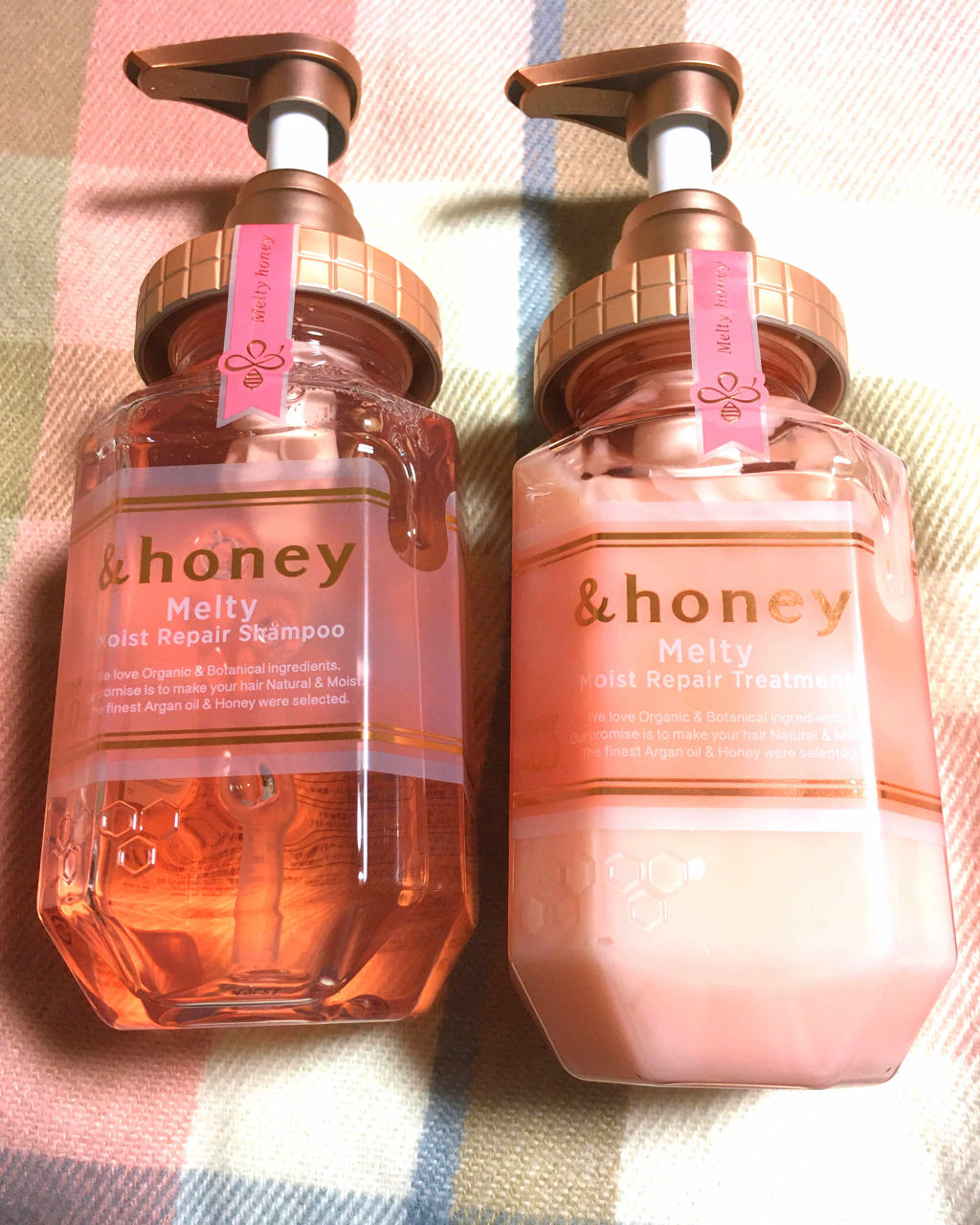 &honey Melty モイストリペア シャンプー1.0／モイストリペア ヘアトリートメント2.0/&honey/市販シャンプーを使ったクチコミ（1枚目）