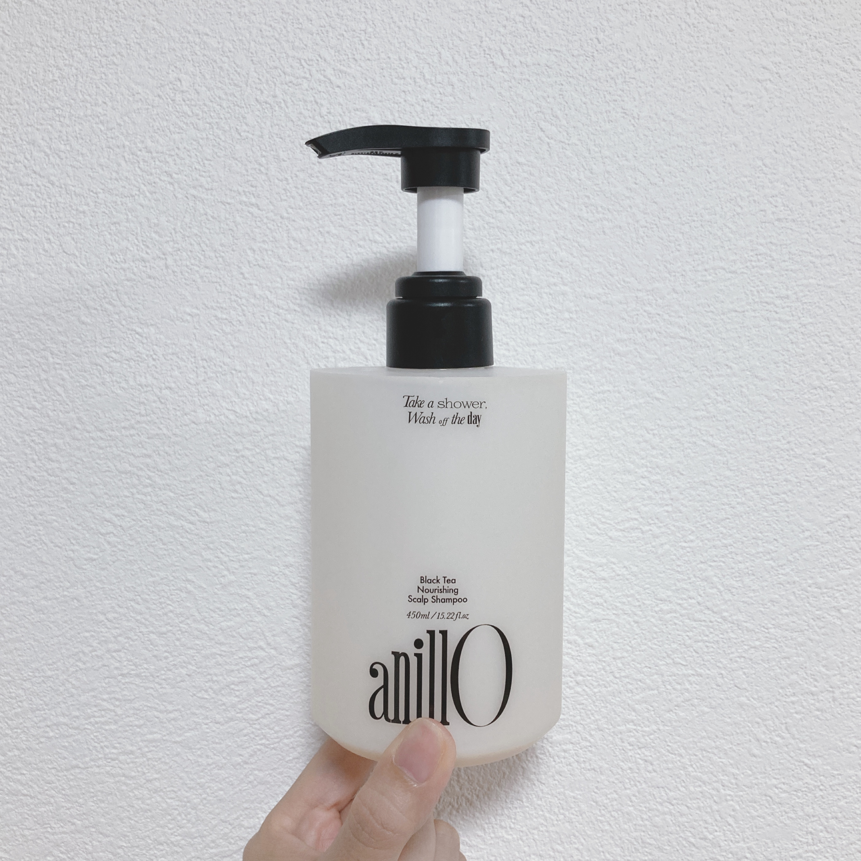 ブラックティー ナリッシング スカルプシャンプー/トリートメント シャンプー 450ml/ANILLO/市販シャンプーを使ったクチコミ（1枚目）