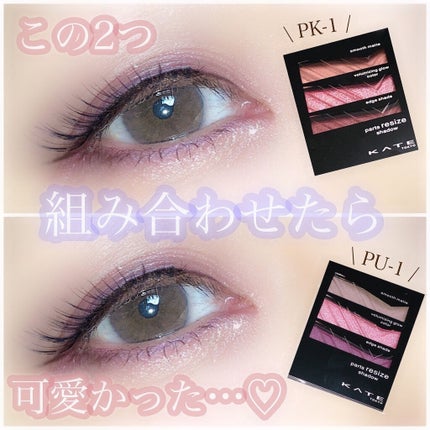 パーツリサイズシャドウ/KATE/アイシャドウパレットを使ったクチコミ(1枚目)