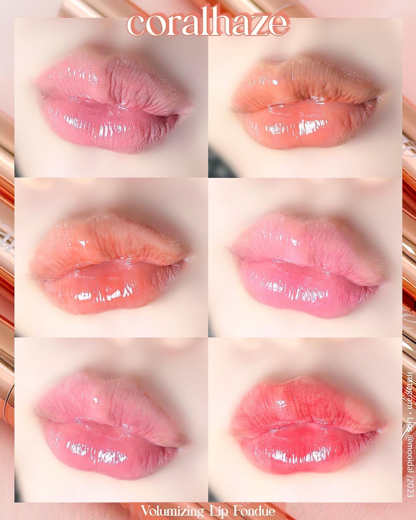 ボリューマイジングフォンデュリップ/Coralhaze/口紅を使ったクチコミ(1枚目)