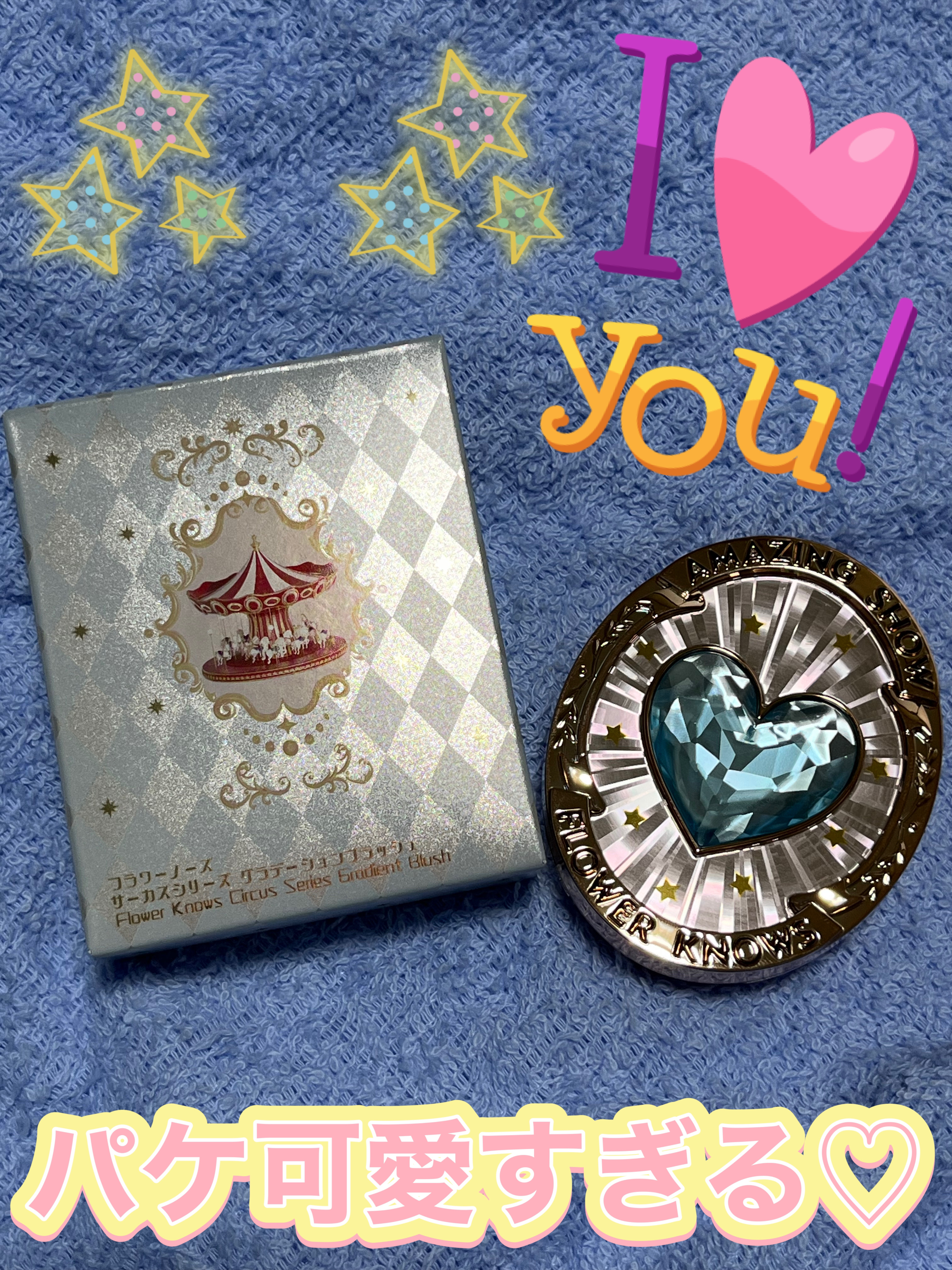 サーカスシリーズ グラデーションブラッシュ  01 Blue Moonlight/FlowerKnows/パウダーチークを使ったクチコミ（2枚目）