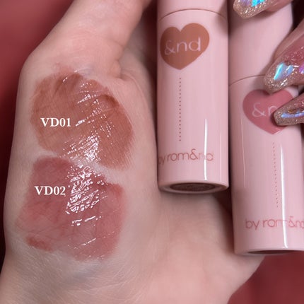 アンドバイロムアンド グラッシーボムティント/&nd by rom&nd/リップティントを使ったクチコミ(3枚目)