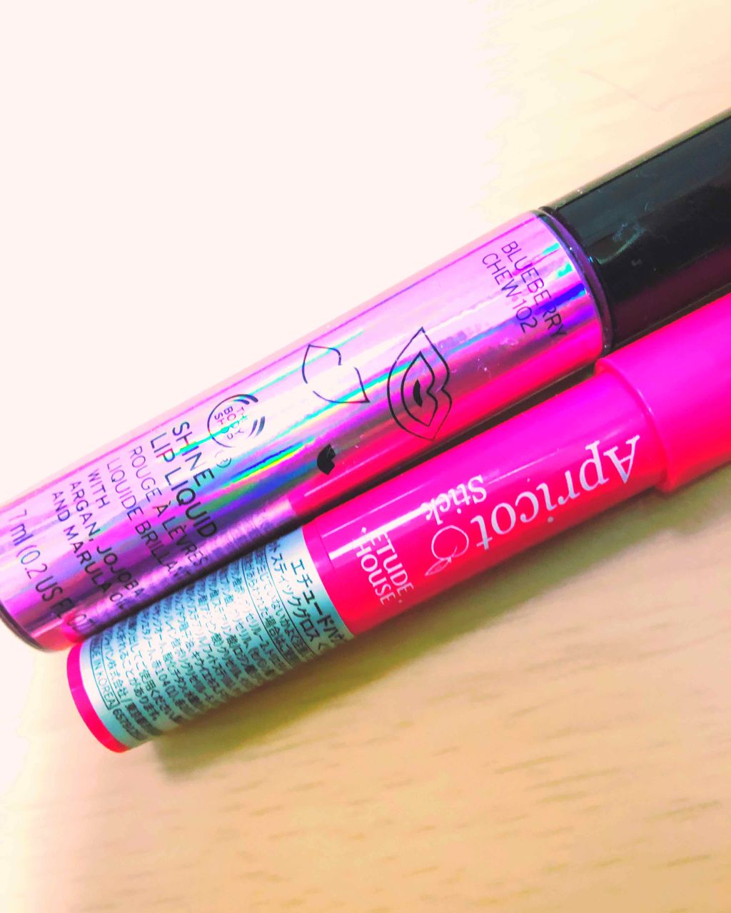 アプリコット スティックグロス/ETUDE/リップグロスを使ったクチコミ（1枚目）