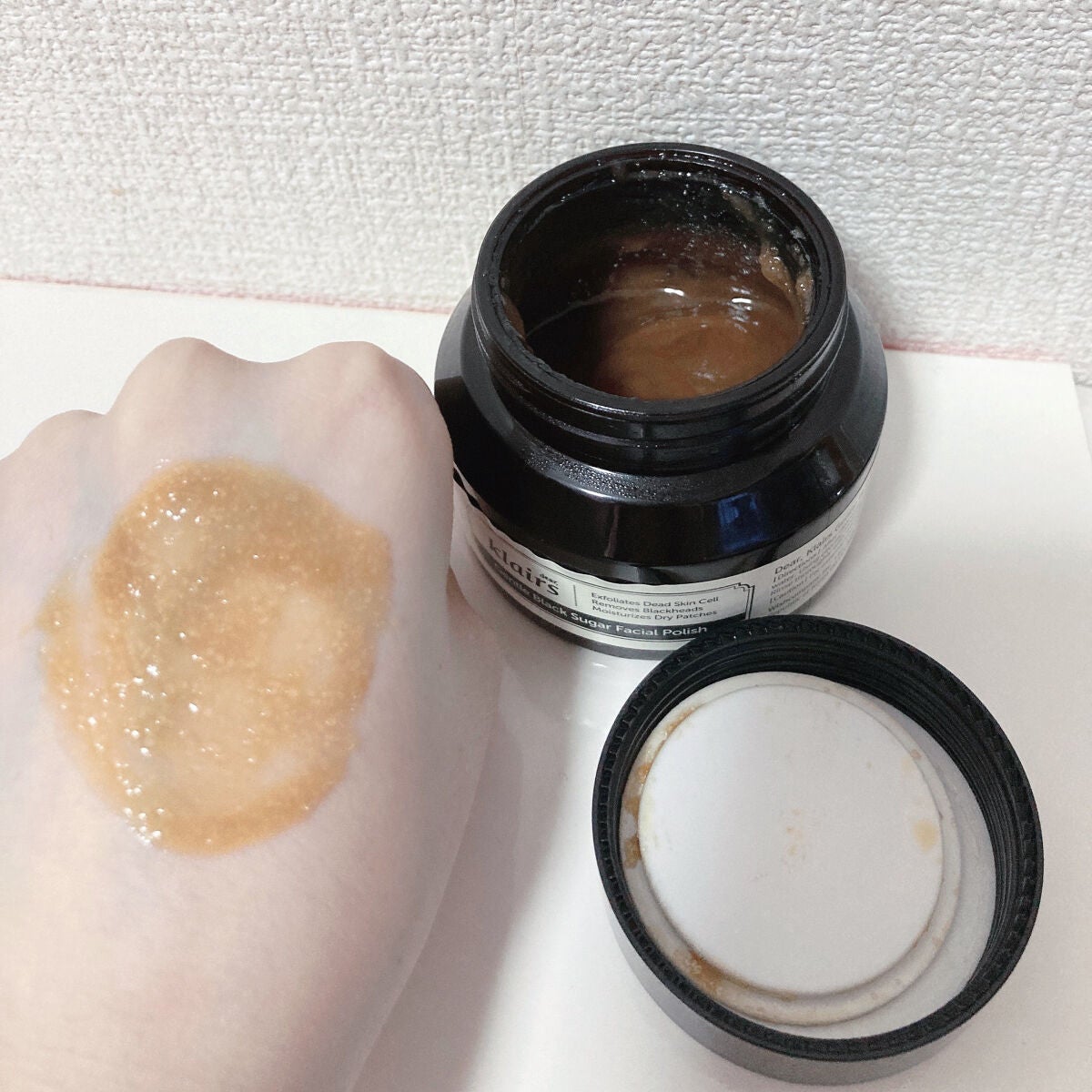 ジェントルブラックシュガーフェイシャルポリッシュ(110g)/Klairs/洗い流すパック・マスクを使ったクチコミ(3枚目)