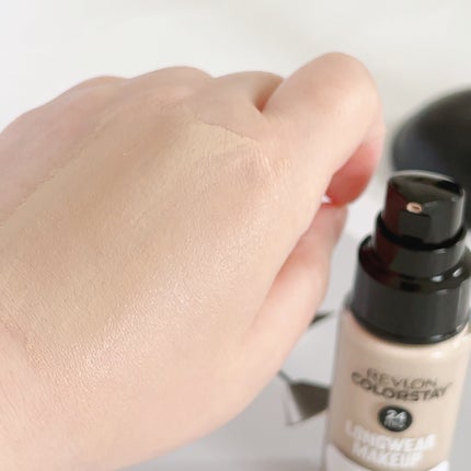 カラーステイ ロングウェア メイクアップ D/REVLON/リキッドファンデーションを使ったクチコミ(7枚目)