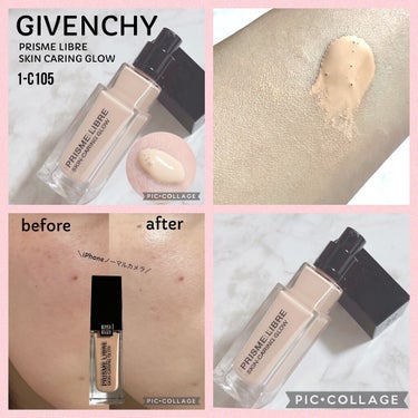 プリズム・リーブル・スキンケアリング・グロウ/GIVENCHY/リキッドファンデーションを使ったクチコミ（1枚目）