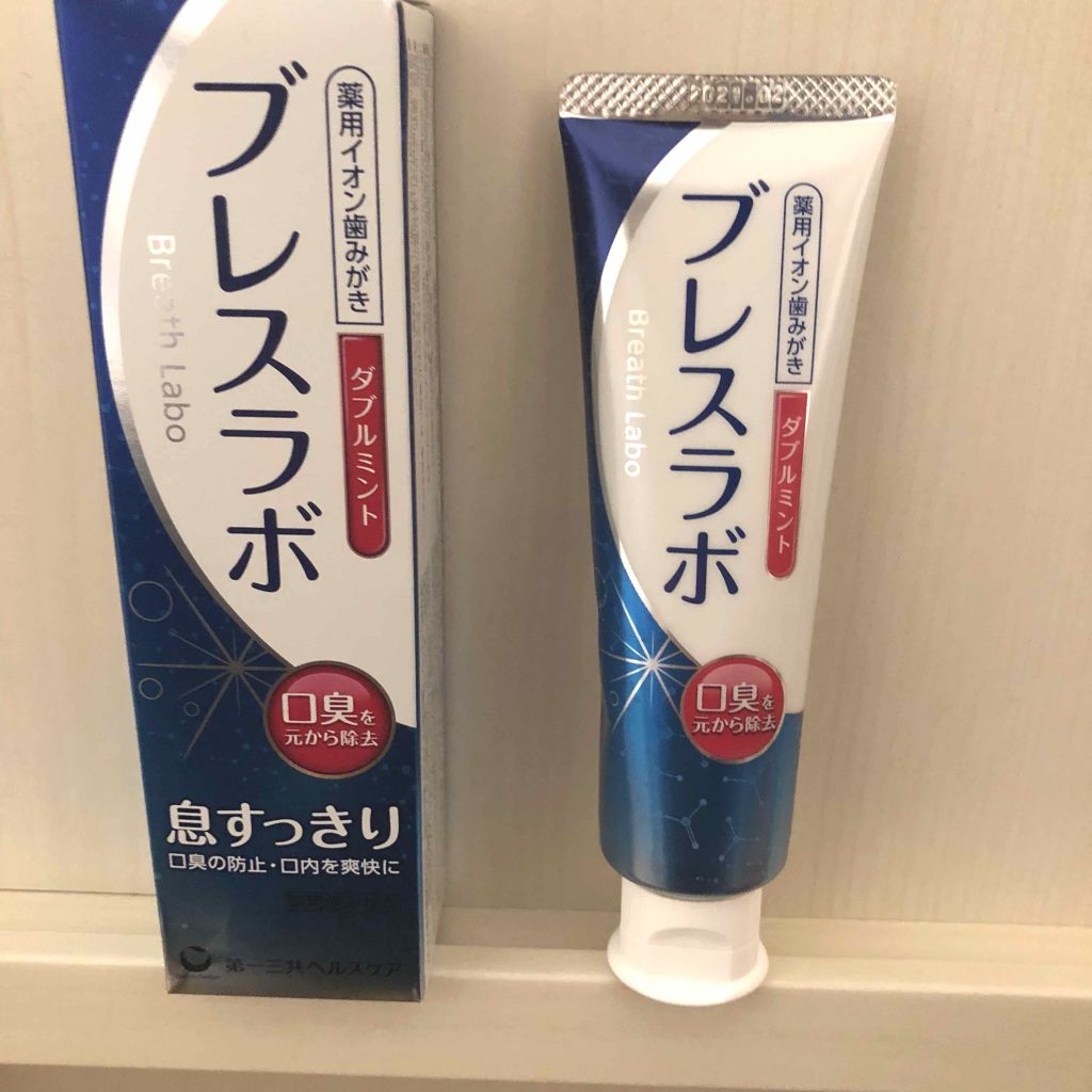 薬用イオン歯みがき ブレスラボ ダブルミント/ブレスラボ/歯磨き粉を使ったクチコミ(1枚目)