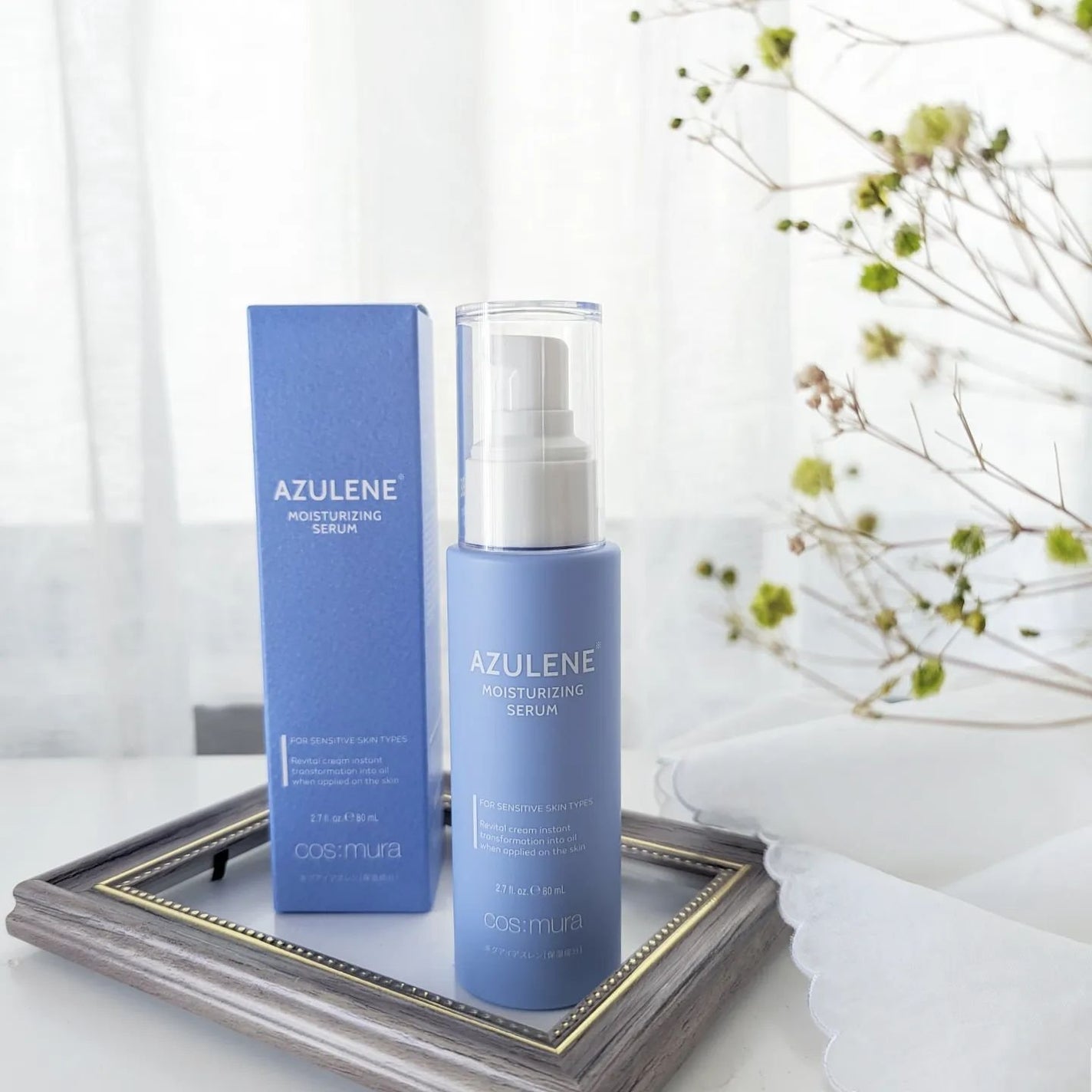 アズレンモイスチャライジングセラム/cos:mura/美容液を使ったクチコミ(7枚目)