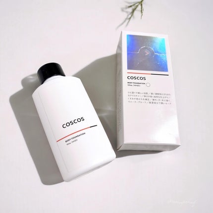 ボディファンデーション ホワイト/COSCOS/ボディミルクを使ったクチコミ(6枚目)