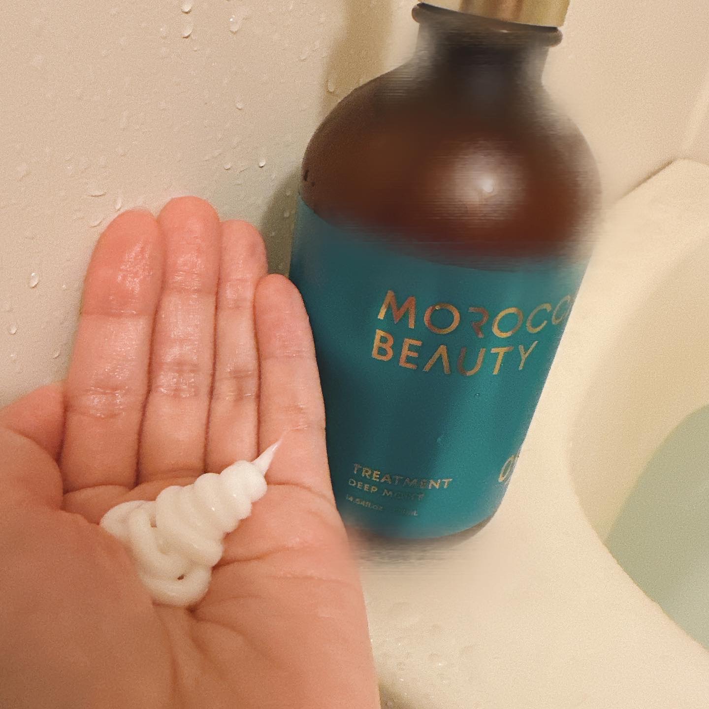 ディープモイスト ヘアオイル/モロッカンビューティ/ヘアオイルを使ったクチコミ（3枚目）