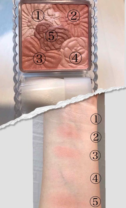 グロウフルールチークス/キャンメイク/パウダーチークを使ったクチコミ(2枚目)