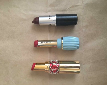 ルージュ ヴォリュプテ シャイン/YVES SAINT LAURENT BEAUTE/口紅を使ったクチコミ(1枚目)