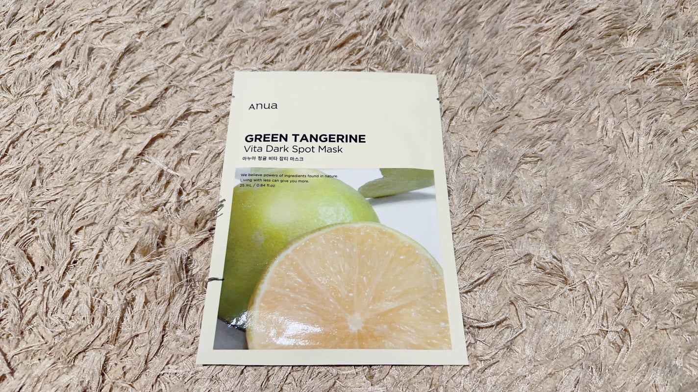 青蜜柑 ビタ ダークスポット マスクパック/Anua/シートマスク・パックを使ったクチコミ(2枚目)