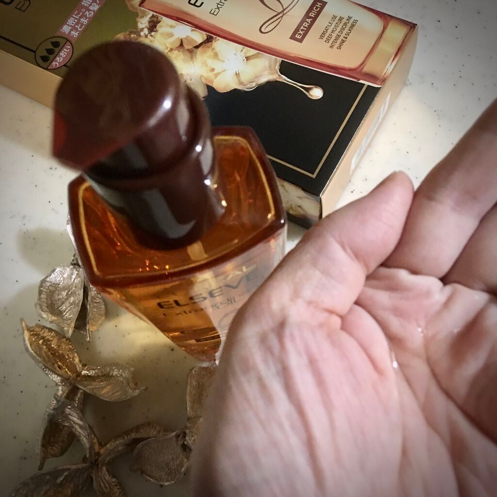 エルセーヴ エクストラオーディナリーオイル エクストラリッチ フィニッシュ/ロレアル パリ/ヘアオイルを使ったクチコミ(1枚目)