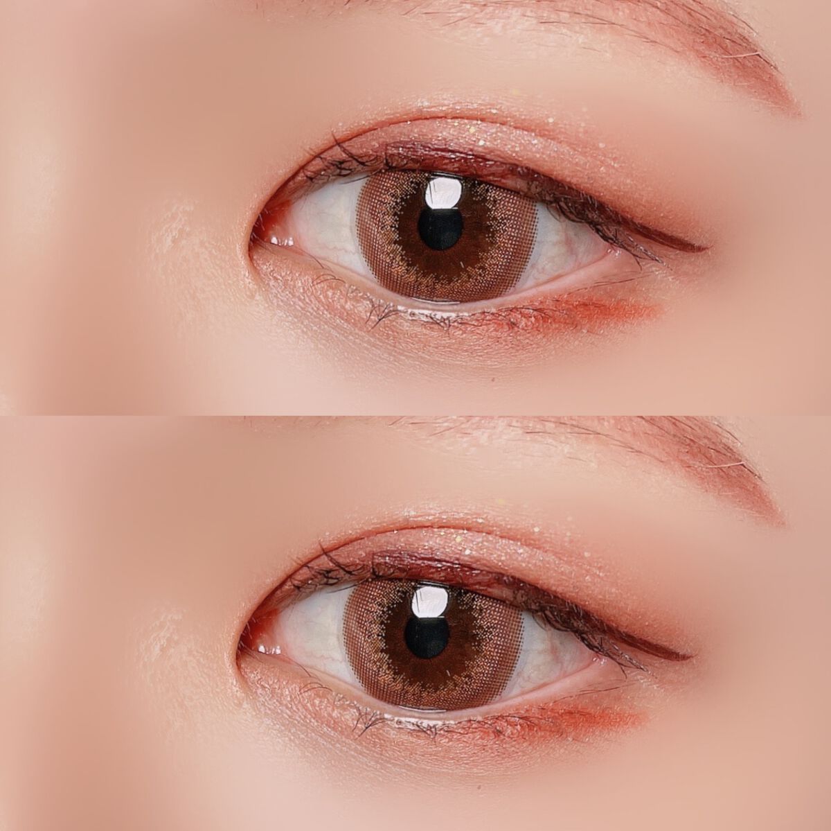 LARME MELTY SERIES(ラルムメルティシリーズ) ピンクチュール/LARME/カラーコンタクトレンズを使ったクチコミ（2枚目）