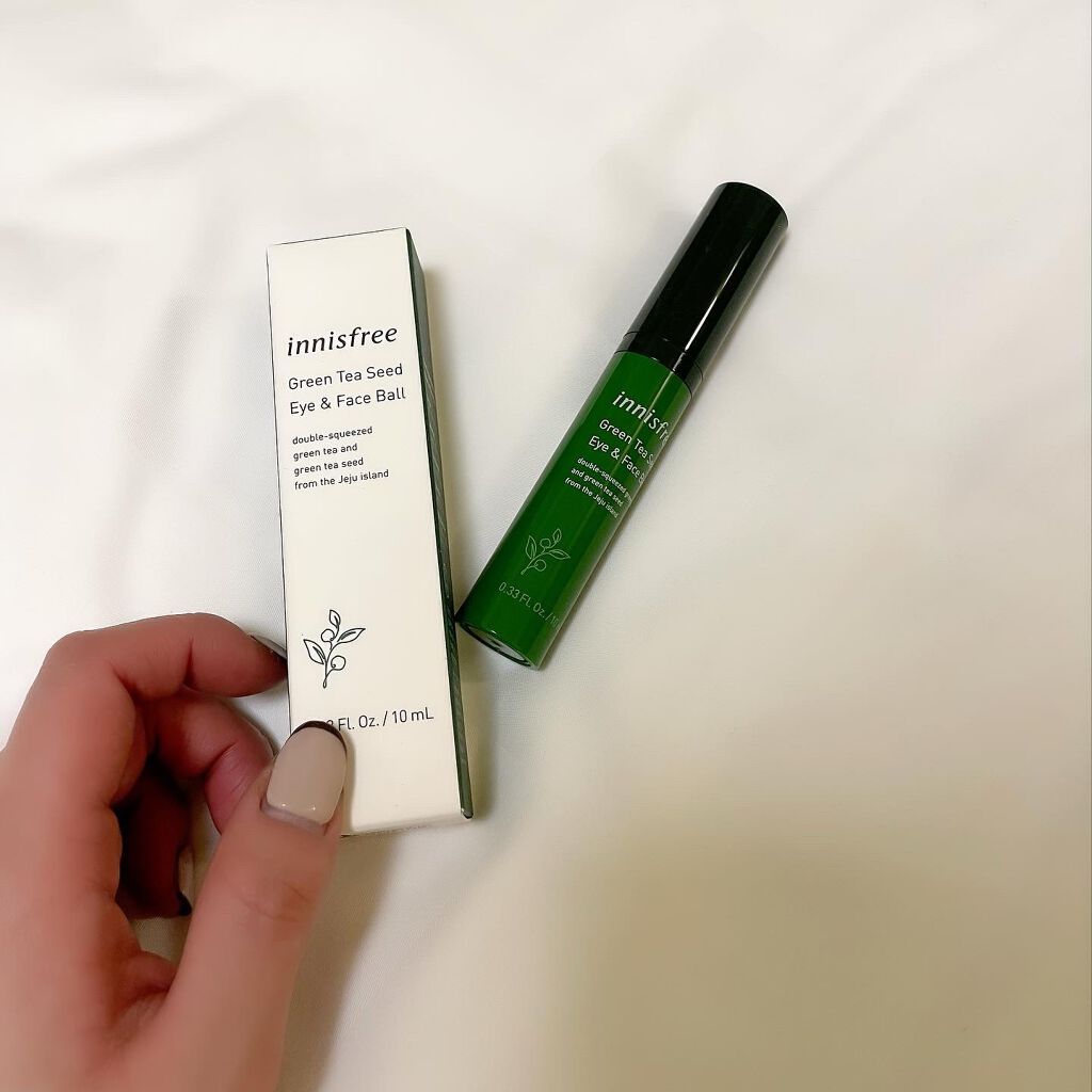 グリーンティーシード アイ＆フェイスボール/innisfree/美容液を使ったクチコミ（1枚目）