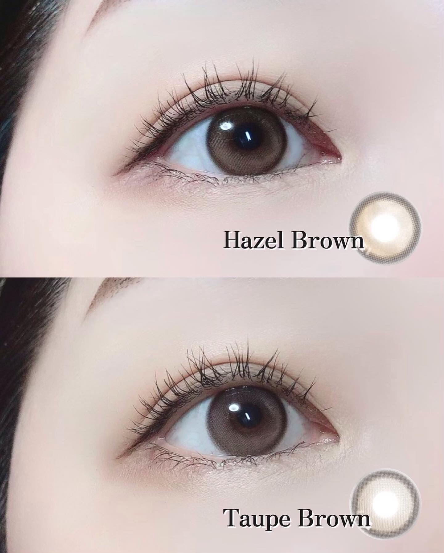 ピュアリティーシャインワンデー(PURITYSHINE 1day) 01 ヘーゼルブラウン/OLOLA/ワンデー（１DAY）カラコンを使ったクチコミ（2枚目）