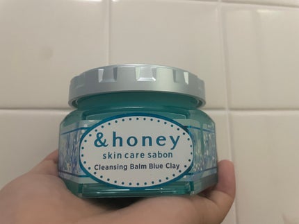 アンドハニー サボン クレンジングバーム ブルークレイ/&honey/クレンジングバームを使ったクチコミ(1枚目)