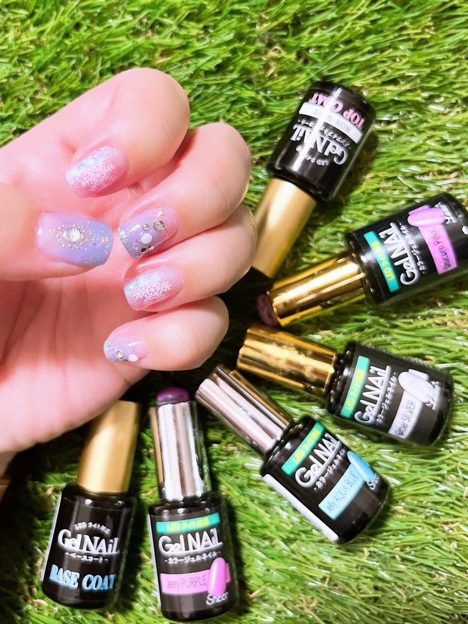 ジェルネイル(ライト対応)/セリア/ジェルネイルを使ったクチコミ(5枚目)