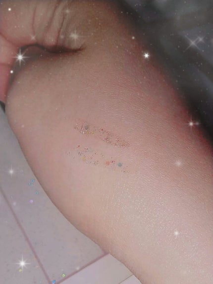 リキッド グリッター シャドウ/rom&nd/グリッターを使ったクチコミ(5枚目)