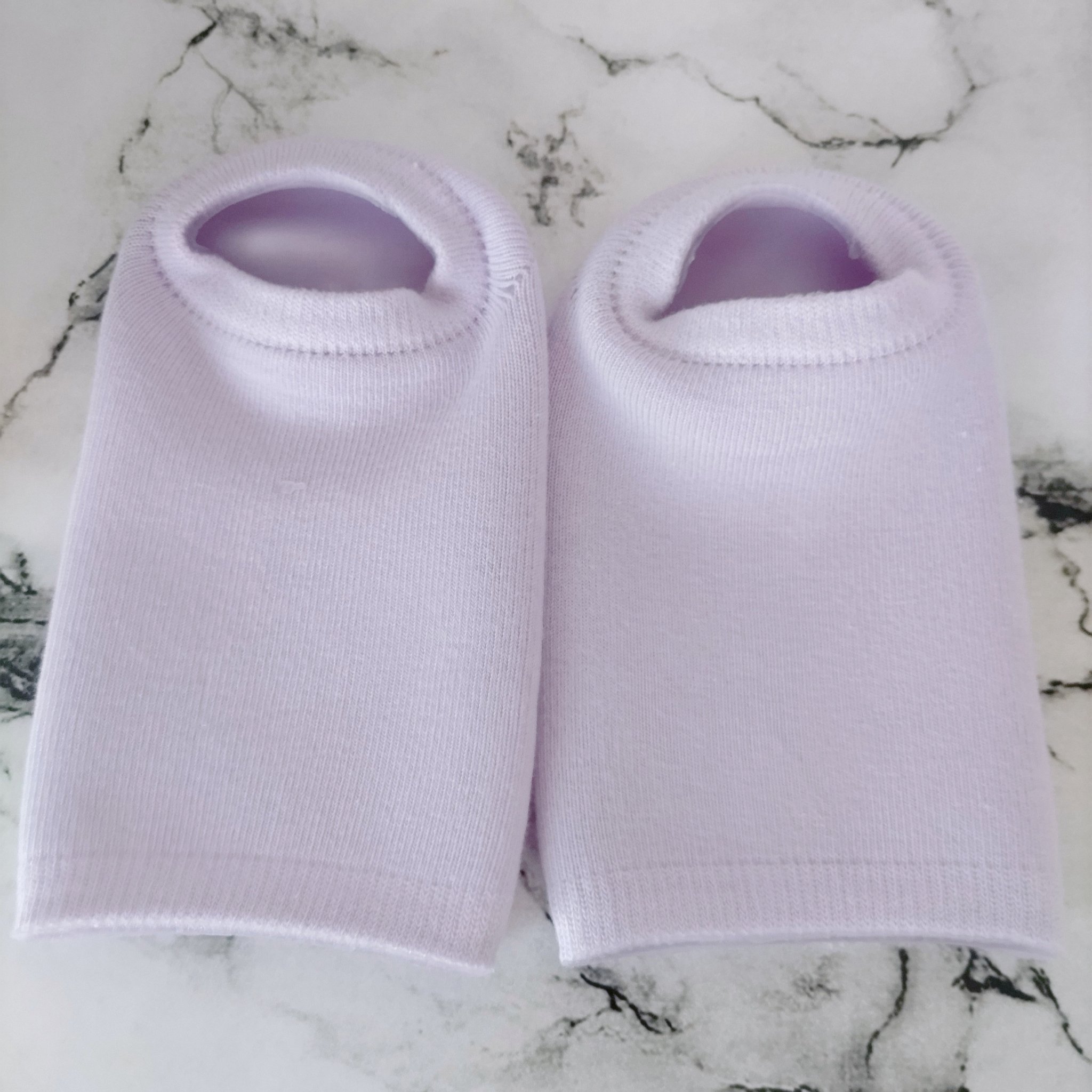 ベビーフット 保湿密封ソックス 限定ラベンダー/ベビーフット/レッグ・フットケアを使ったクチコミ（3枚目）